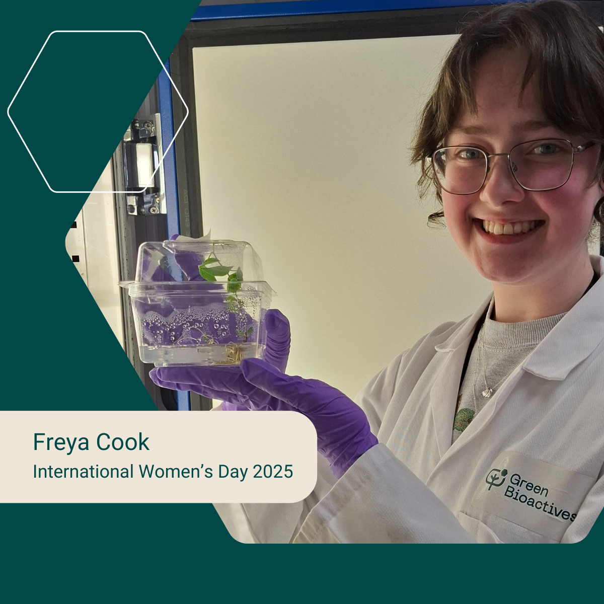 Freya sharing why she got into STEM